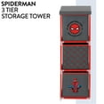 thumbnail image 3 of Spiderman Kids' Storage Tower, Grey, 3 of 6