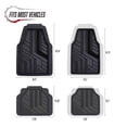 thumbnail image 3 of Open Road Sport Car Floor Mats, 4-Piece All-Weather Rubber Mats, Universal Fit, 3 of 10