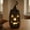 A, variant on Black Halloween Pumpkin Jack-O'-Lantern with Detachable Witch Hat Lid, Halloween Decorations Pumpkin with LED Candle, Rattan Autumn Harvest Halloween Decor for Home, A