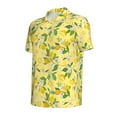 thumbnail image 3 of Daiia Lemon (2) Pattern Men’s Polo Shirts,Solid Deck Shirt,Classic Fit, Breathable Cotton Polo for Casual and Sport Wear-X-Large, 3 of 9