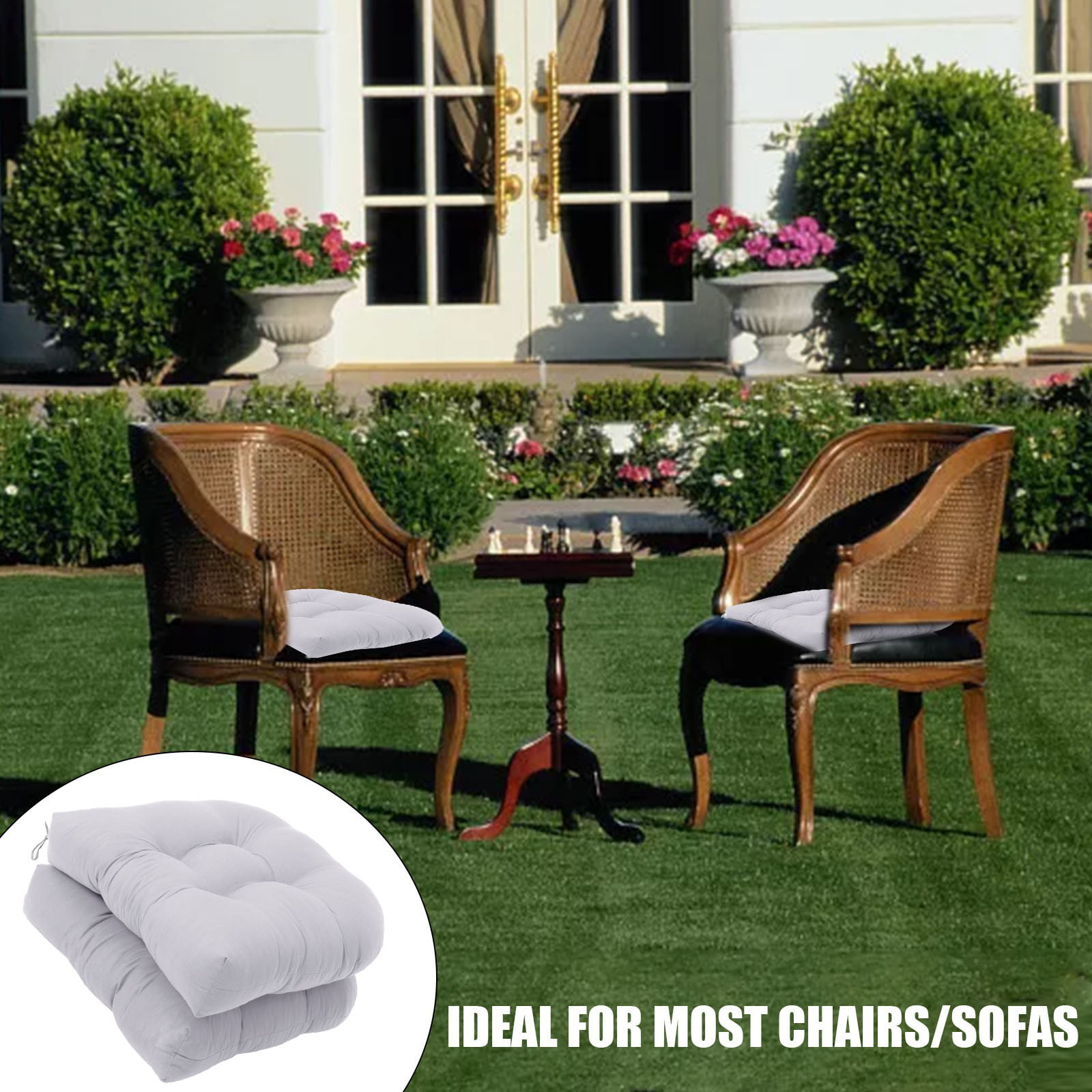 Four Seasons Universal U-shaped Chair Cushion, Patio Sofa Rattan Chair  Cushion Home Decor (only Cushion) - Temu United Arab Emirates