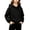 AM13_Black, variant on Lumtrix Girls Hoodies Trendy Long Sleeve Hooded Sweatshirt Cute Fall Winter Pullover with Pocket Yellow 150