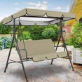 thumbnail image 4 of Hbdhejl Polyester Canopy Replacement Canopy Block Garden Outdoor Porch Patio Swing Canopy Replacement Cover, 4 of 8