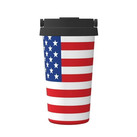 

Goofa America Flags3 for Insulated Travel Coffee Mug Spill Proof Leak Proof 16 OZCoffee Tumbler Reusable Coffee Cups with Lids Thermos for Hot and Cold Drink