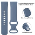 thumbnail image 4 of Durable Silicone Smartwatch Band Sweat Sport Strap with Easy Adjustment Universal Fit for Various Models, 4 of 4