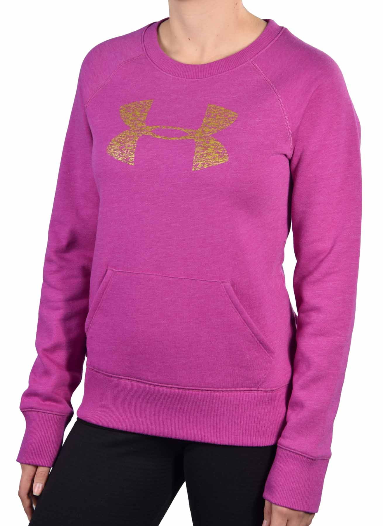 under armour hoodie women gold