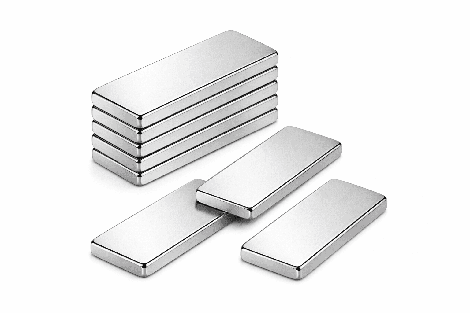 50-Pack - 1.5" x 1/2" x 1/8" Neodymium Block Magnets, The World's Strongest & Most Powerful Rare Earth Magnets by Applied Magnets