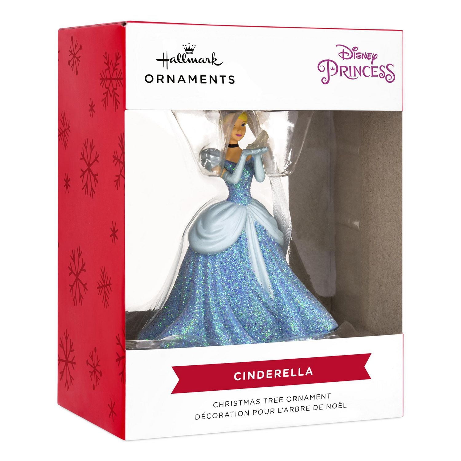 Décoration Hallmark de Noël (Cendrillon tenant une chaussure en verre, Princesses de Disney)
