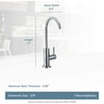 thumbnail image 3 of Moen Sip Modern Chrome One-Handle Beverage Faucet, 3 of 8