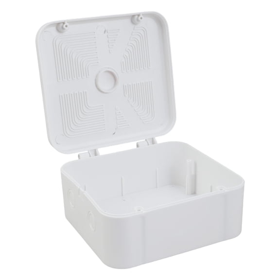 BQBQERT Multipurpose Junction Box Enclosure Case for Camera Bracket Hiding Excess Solar Panel Cord Ceiling Wall Mounting