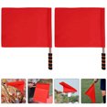 thumbnail image 3 of SHISUYAN 3pcs Competition Flags Hand Waving Flags Referee Flags Signal Flags, 3 of 7