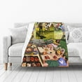 thumbnail image 3 of Custom Blanket with Photos Text Customized Blanket Personalized Flannel Throw Blankets for Adult Kid Friends Birthday Christmas Halloween Fathers Mothers Valentines Day Gift (4 Photos), 3 of 6