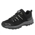 thumbnail image 1 of Wyzesi Espadrilles Rouges Tout-Petits Mode Toutes Saisons Hommes Chaussures de Sport de Randonnée Bout Rond à Lacets Plates Non Confortables Couleur Unie, 1 of 9