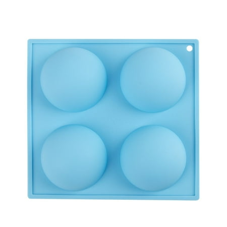 

4 Cups Half Ball Sphere Silicone Cake Mold Muffin Chocolate Cookie Baking Mould