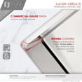 thumbnail image 5 of Stylish Undermount 15" Stainless Steel Single Bowl Workstation Kitchen Sink with 3 accs S-610W, 5 of 16