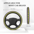 thumbnail image 3 of Fotbe Mardi Gras Funda para Volante Universal de 15 pulgadas, Accesorios para Auto para Hombre y Mujer, Protector de Volante Cómodo para SUV y Sedán, 3 of 6