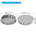 thumbnail image 2 of Uxcell Hole Plugs Plastic, Screw Bumper Hole Plug Flush Snap Type Round Hole Cover Caps for Holes Cabinet Furniture Kitchen Gray 2", 2 of 7