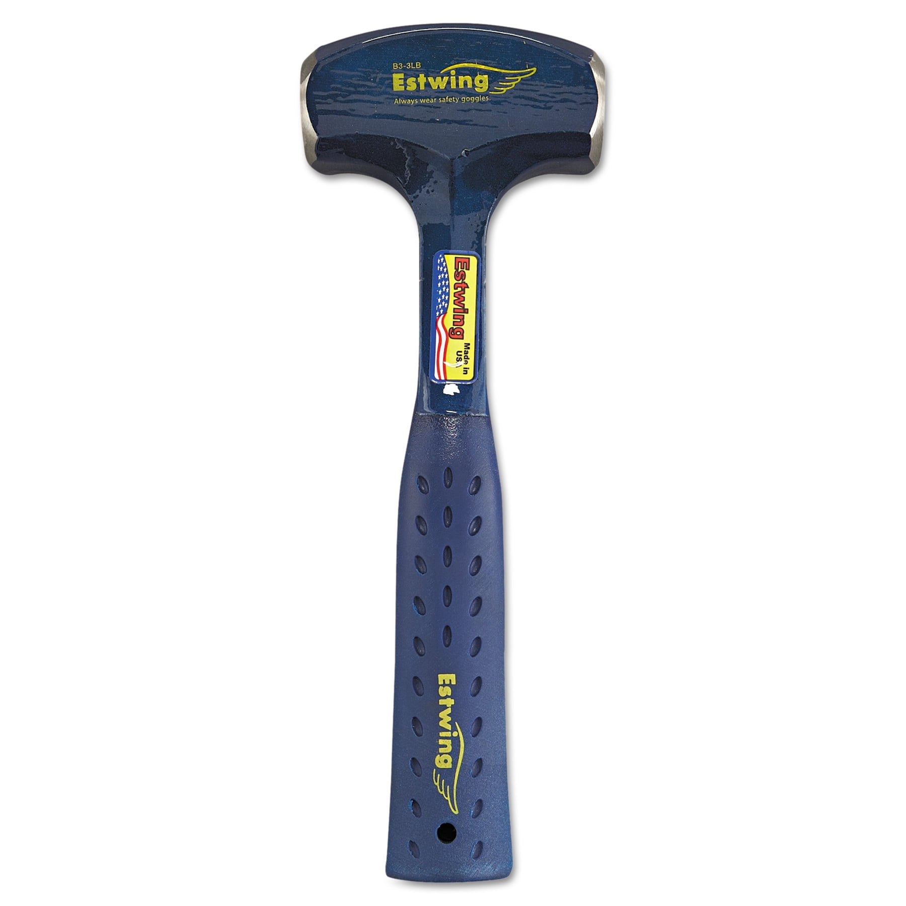 Estwing B3 3LB Drilling Hammer, 3lb, 11" Tool Length, Shock Reduction Grip by ESTWING MANUFACTURING CO
