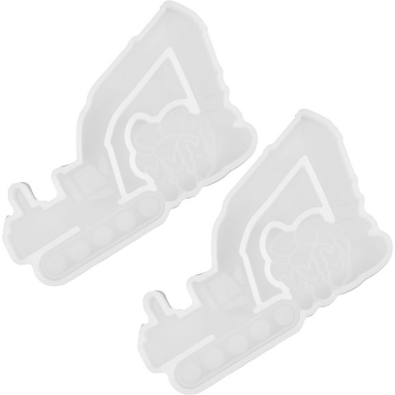 MEIBUTYUP 2Pcs Reusable Silicone Easter Keychain Molds for Flexible Resin Pendant Making