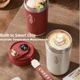 thumbnail image 4 of 15oz Smart Led Temperature Display Stainless Steel Vacuum Coffee Cup with Ceramic Liner,Coffee Travel Mug Spill Proof with LED Temperature Display Lid,Coffee Cups for Keep Hot/Ice, 4 of 8