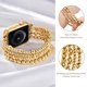 thumbnail image 2 of Pulseras con cuentas compatibles con Apple Watch de 38 a 45 mm para mujer, 2 of 7