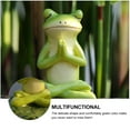 thumbnail image 4 of FUEENIRVA Yoga Frogs Resin Statues Green Outdoor Animal Craft Adornment, 4 of 6