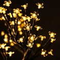 thumbnail image 3 of BalsaCircle 2 Pieces 18" Cherry Blossom Trees Warm White LED Lights Centerpieces Decorations, 3 of 6