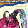 thumbnail image 5 of Camo and Twig Pink Pattern 17" School Backpacks for Teens,Waterproof Oxford Fabric,S-Shape Padded Straps for School,Travel,Hiking,Camping, 5 of 6