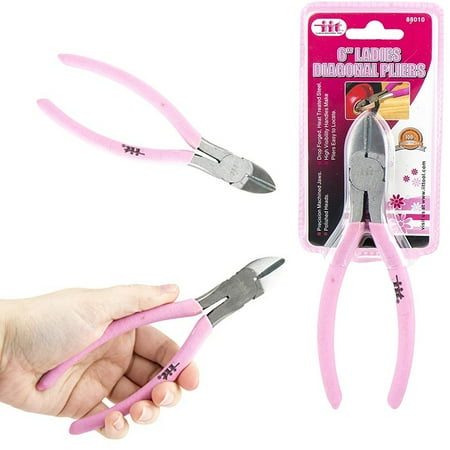 

Ladies Diagonal Pliers 6 Wire Cutter Machined Jaws Mechanics Plumbers Craft