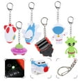 thumbnail image 3 of 6Pcs Animal Flashlight Keychain Bag Hanging Decor Kids Toy Pediatric Nurse Accessories, 3 of 9