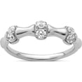 thumbnail image 1 of 14K White Gold Lab Grown Diamond Si1/Si2, G H I, Fancy Ring (Size 7) Made In India rm7972-033-wlg, 1 of 5
