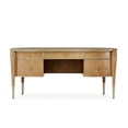 thumbnail image 3 of Michael Amini Villa Cherie Wood Desk - Caramel, 3 of 9
