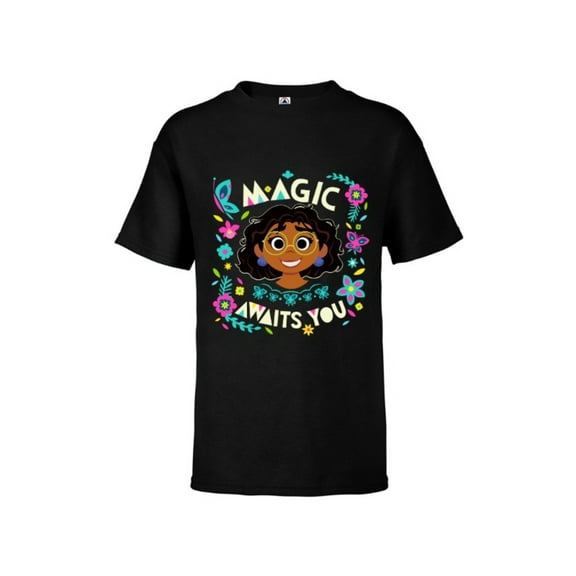 Disney Encanto Mirabel Magic Awaits You - Short Sleeve T-Shirt for Kids – Customized-Athletic Heather