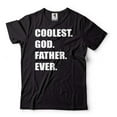 thumbnail image 2 of Mens Coolest God Father Ever Shirt Godfather Gifts Best Godfather Shirt Gift for Godfather T Shirt (Medium Grey), 2 of 6