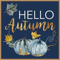 Amanti Art Indigo Harvest II Framed Canvas Wall Art Print