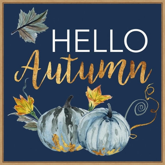 Amanti Art Indigo Harvest II Framed Canvas Wall Art Print