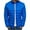 Royal Blue, variant on Odeerbi Men 2025 Long Sleeve Parkas Coats Solid Color Stand Collar Zipper Shoulder Chest Rhombus Cotton Coat Red