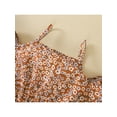 thumbnail image 5 of Chollius 2-7Y Girls PrintedSling Cold Shoulder Short Sleeve Tops+Daisy Flower Printed Elastic Waist Shorts, 5 of 9
