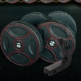 thumbnail image 3 of HEALEEP 2Pcs Black Wall Mounted Barbell Rack Barbell Holder Durable PP Material Gym Accessories for Home Use, 3 of 8