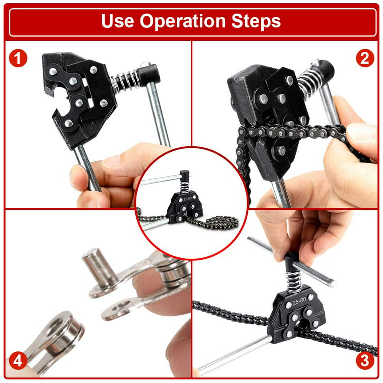 Demolition chain device - Generic Scooter Motorcycle Chain Cutter Breaker  Tool For 415 420 428 520 525 530 TL0001 