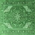 thumbnail image 1 of Ahgly Company Indoor Square Persian Emerald Green Traditional Area Rugs, 7' Square, 1 of 4