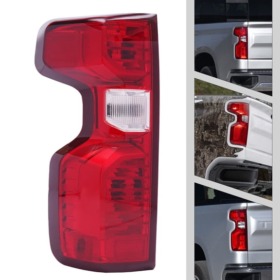 For 2019 2020 2021 Chevy Silverado 1500 Halogen Tail Light Left Driver Side Rear Lamp Assembly