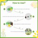 thumbnail image 4 of Baby bath water toy- Water Sprinkler Kids, Toddler Outdoor Toys for Splashing Fun, Rotatable Sprinkler for Kids Sprays, Cute Cartoon Summer Toys Gift Water Toy for Yard, Garden, Lawn, Green Cactus, 4 of 5