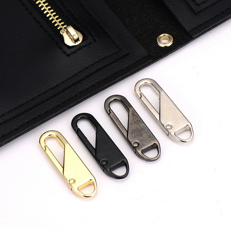 Instant Zipper Clip & Zip Quick Fix Zip Puller Zipper Pull Replacement For  Coat Bag General Gold 1PCS 