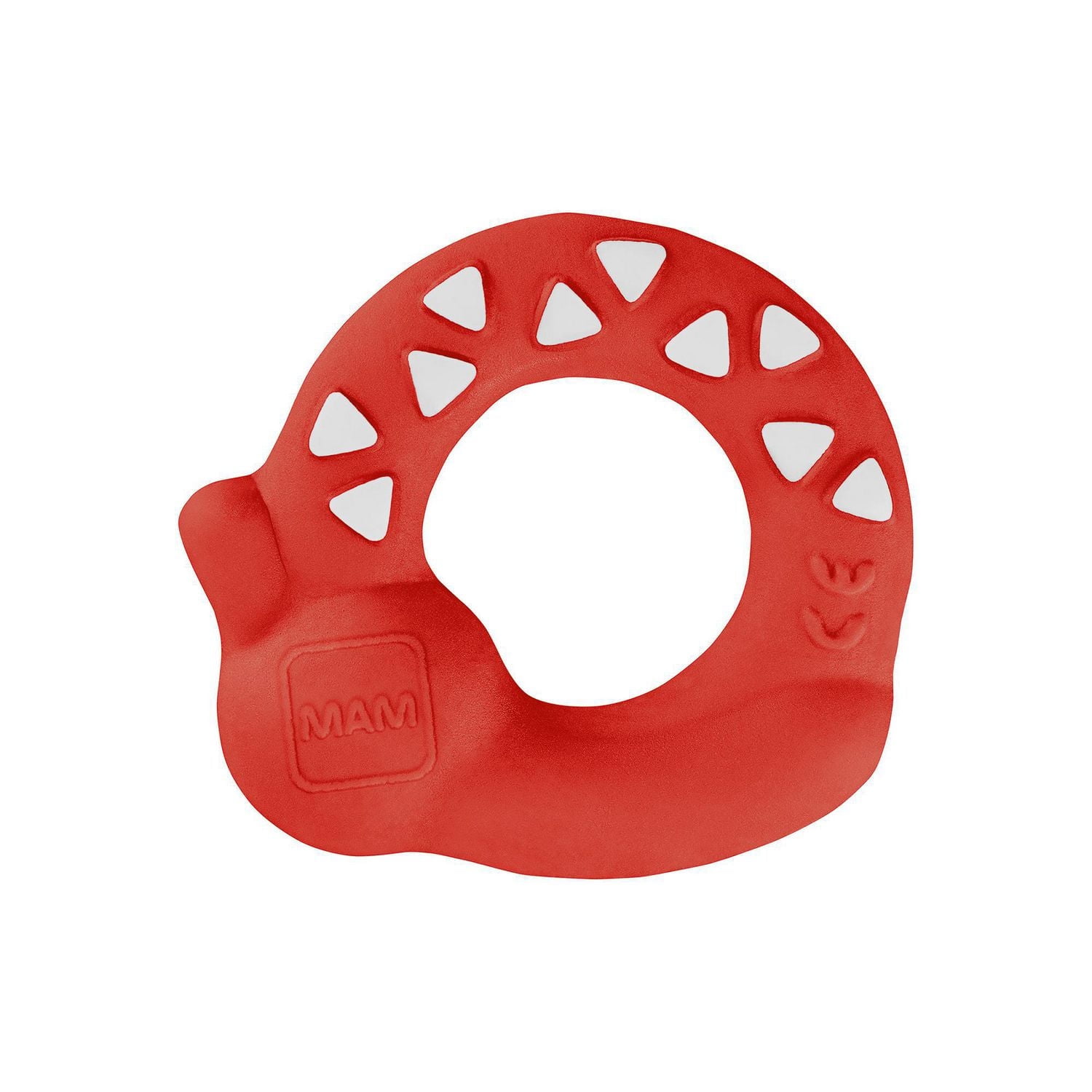 Jouet de dentition MAM Friends qui aide à promouvoir le développement, fait de caoutchouc entièrement naturel  - Lucy l'escargot, 2 mois et plus, 1 unité, unisexe