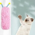 thumbnail image 4 of KMWGRE Interactive Cat Toy with Antenna Soft Durable Indoor Play Companion for Pink 30x12cm, 4 of 6