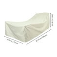 thumbnail image 2 of WEUVEB Protector Beige Para De Jardín En Tela Oxford Resistente Al Desgaste Con, 2 of 8