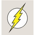 thumbnail image 6 of The Flash Thunderbolt Logo Adult Sand Long Sleeve Hoodie-3XL, 6 of 7