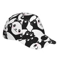 thumbnail image 3 of Balery Baseball Cap Adjustable Size for Running Workouts and Outdoor Activities All Seasons Dad Hat(Seamless Pattern Cute Panda), 3 of 8
