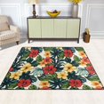 thumbnail image 5 of Ryvnso Elegant Tropical Floral-r5 Area Rug Floor Mats Non-Slip Home Carpet 63 x 48 inch, 5 of 7